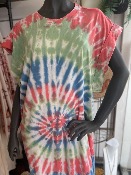 Robe longue T-shirt Raphaël corail 