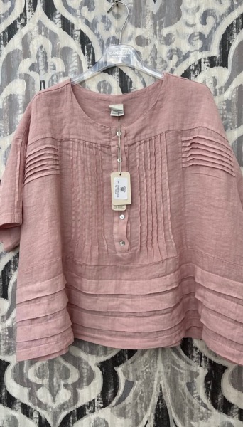 Blouse Chiesanuova rose - Banditas from Marseille