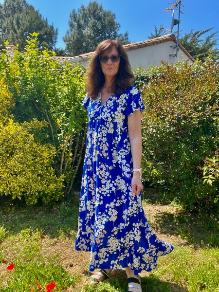 Robe VIOLA MC bleue Banditas