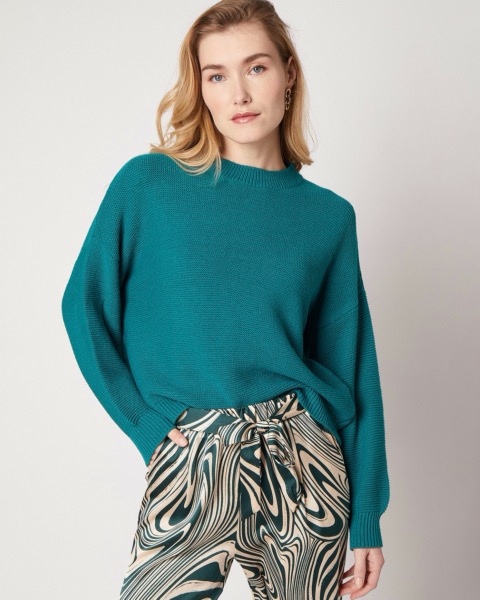 Pull LEBATO turquoise An'ge