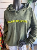 Sweat Noce kaki - Message jaune - Banditas from Marseille