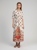 Robe longue Ovintala - Diwan orange - An'ge