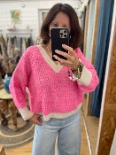 Pull Furetto rose - Banditas from Marseille