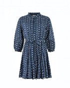 Robe courte ODREANY Navy An'ge