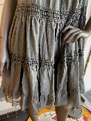 Robe Lina courte bretelles anthracite Banditas