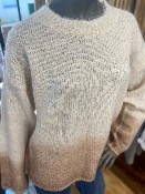 Pull Silver beige camel à strass