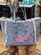 Sac Cabas Summer bleu denim