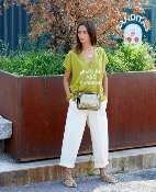 T shirt ZANZIBAR vert anis Banditas