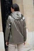 Veste imperméable fourrée Bronze