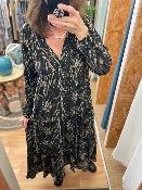 Robe GABRIELA longue noire Banditas