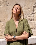 Robe longue Aladdin kaki - Banditas from Marseille
