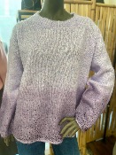 Pull Silver parme violet à strass