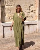 Robe longue Aladdin kaki - Banditas from Marseille