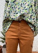 Pantalon cargo LAURO camel Banditas