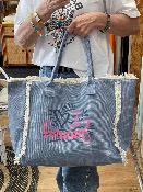 Sac Cabas Summer bleu denim