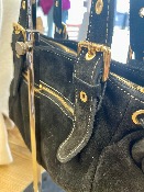 Sac Garance Lacets small cuir noir
