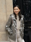 Veste imperméable fourrée Bronze