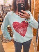 Sweat Whiskey turquoise - Banditas from Marseille