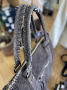 Sac à main Artur cuir chocolat 