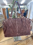 Sac Garance Lacets Large cuir marron