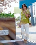 T shirt ZANZIBAR vert anis Banditas