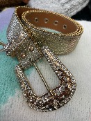 Ceinture LOVA or strass