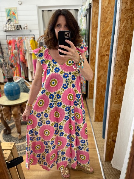 Robe longue Amélie sans manches